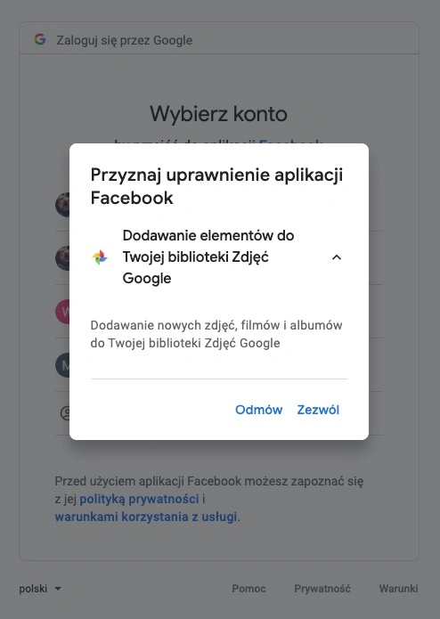 Facebook eksport zdjęć do Zdjęcia Google class="wp-image-1160920" 