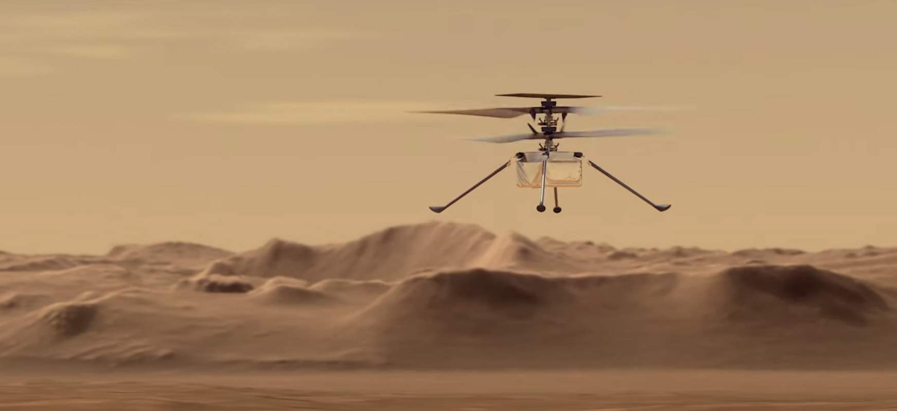Helikopter Ingenuity nadal lata nad Marsem. To już jego 14. lot