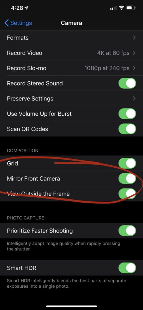 iOS 14 mirror selfie class="wp-image-1193722"