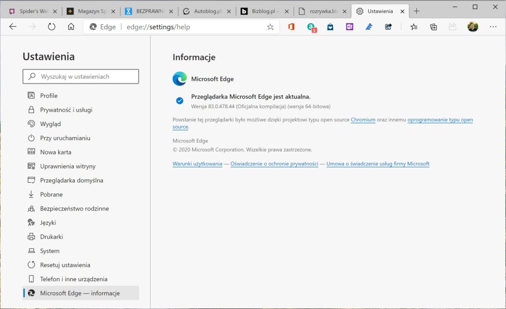 edge aktualizacja 