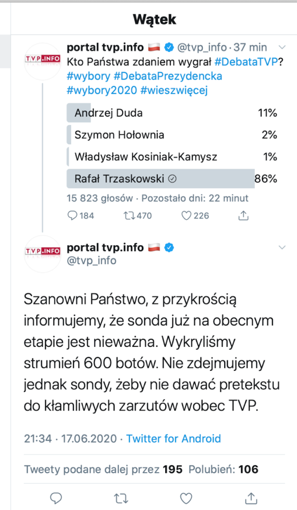 sonda tvp twitter boty rafal trzaskowski class="wp-image-1184359"