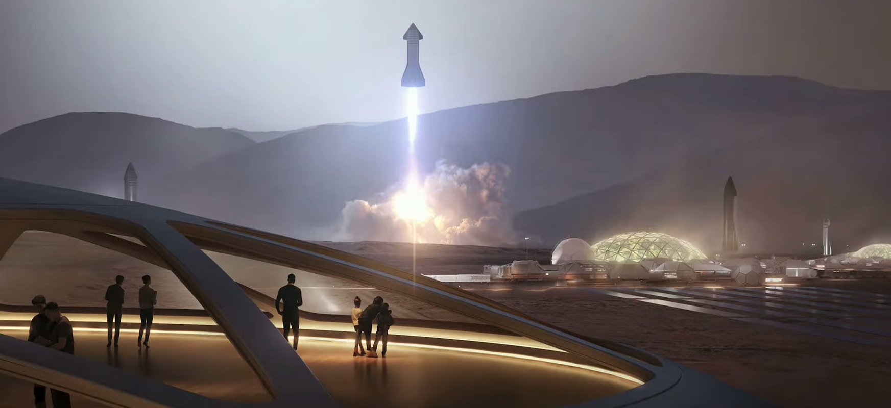 Musk dowiózł astronautów na orbitę. Teraz może zająć się misją na Marsa
