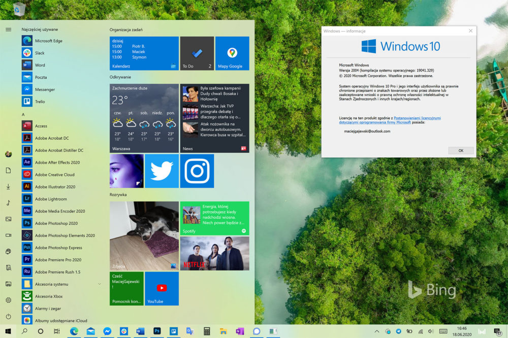 windows 10 1809 aktualizacja windows 10 2004