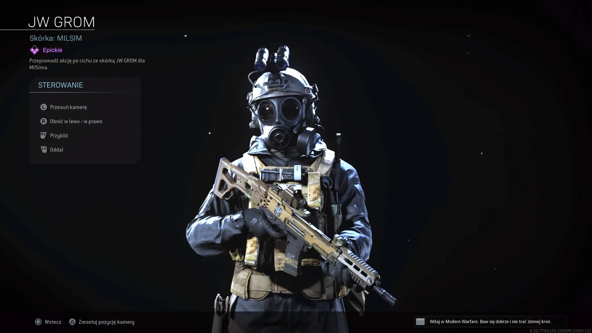Tak wygląda GROM w Call of Duty Warzone i Modern Warfare