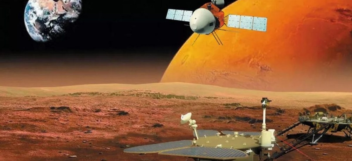 Tianwen-1. Chiny właśnie wysłały orbiter, lądownik i łazik w stronę Marsa