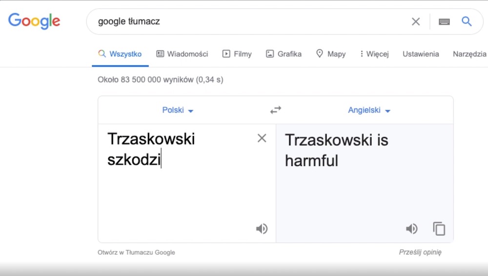 Google translate 4 trzaskowski szkodzi is harmful class="wp-image-1208749"