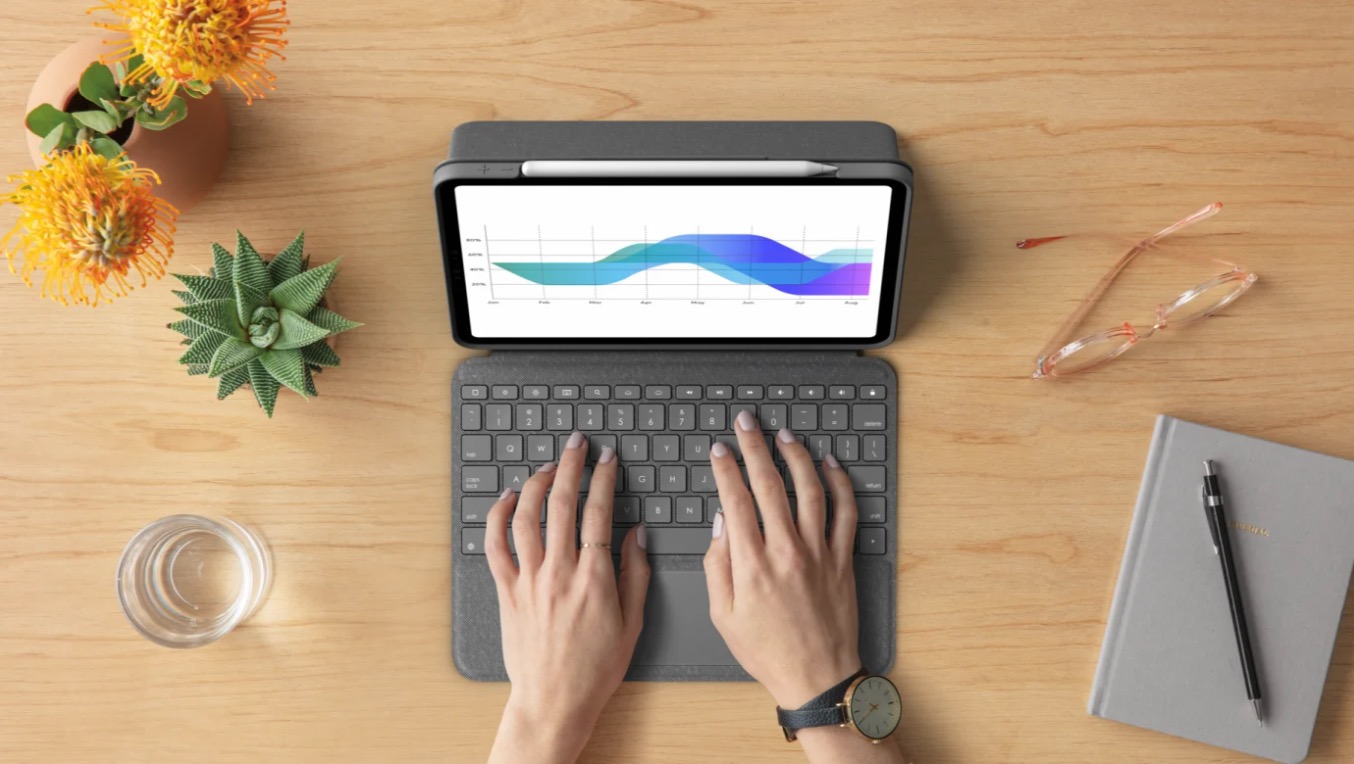 Logitech Folio touch ipad pro class="wp-image-1220986"