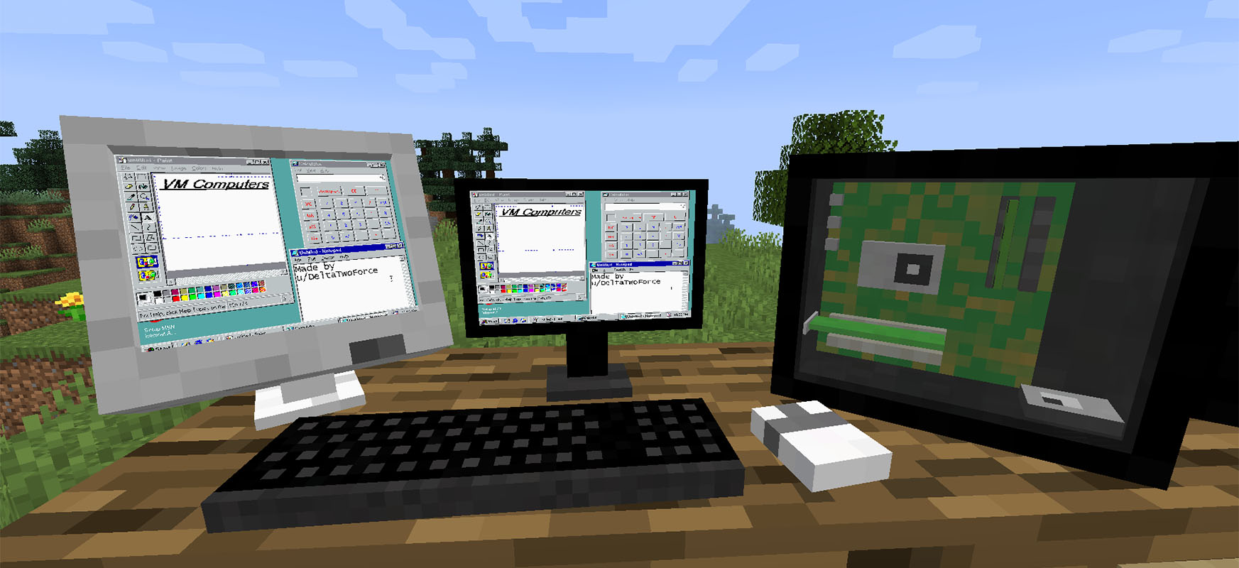 minecraft windows 95 doom