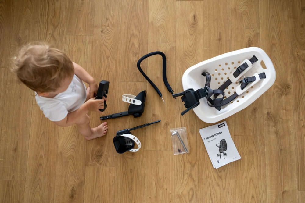 Z dzieckiem na rowerze: testujemy przedni fotelik rowerowy Thule Yepp Mini class="wp-image-1249591"