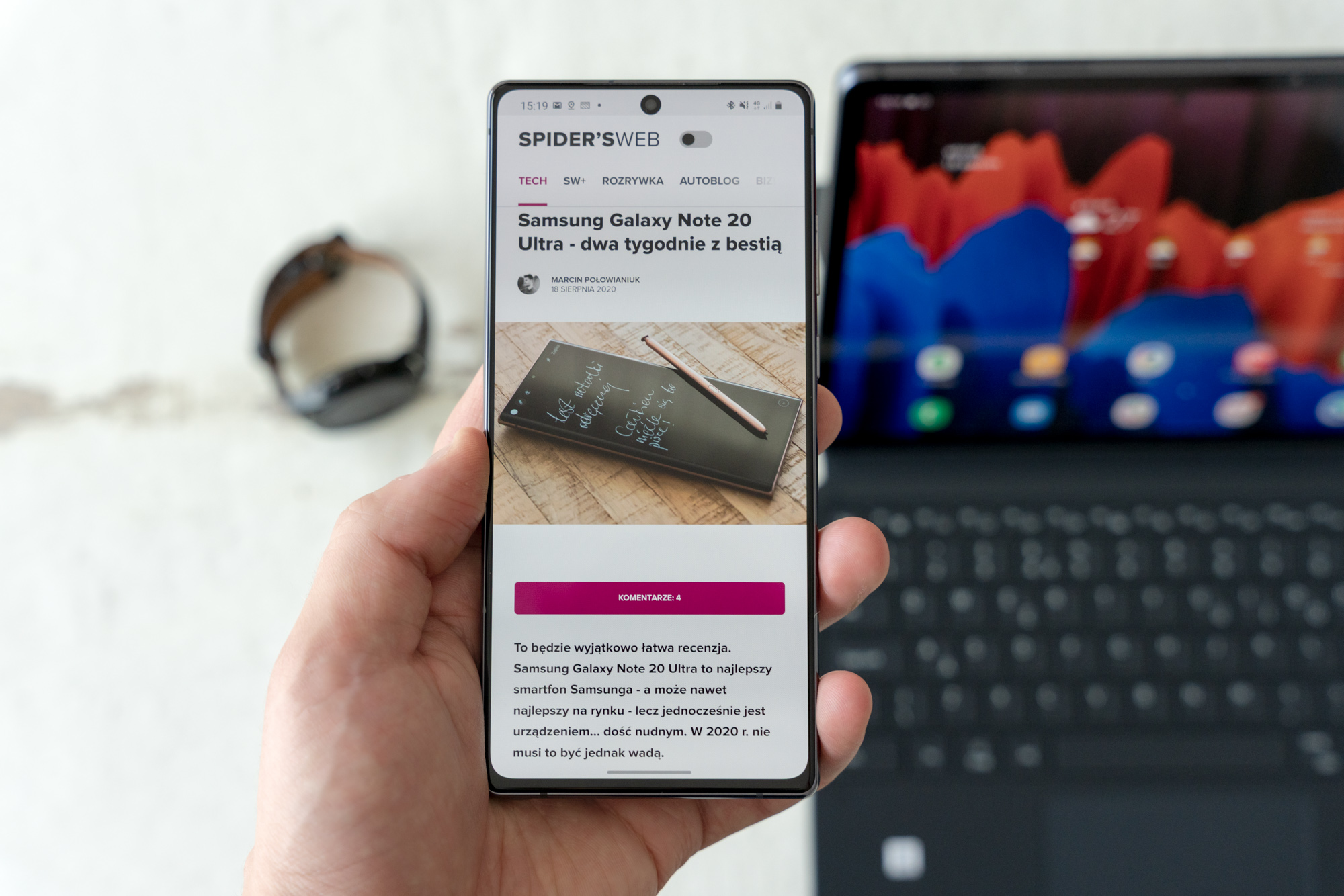 Chrome na Androida z funkcją przewijanych zrzutów ekranowych