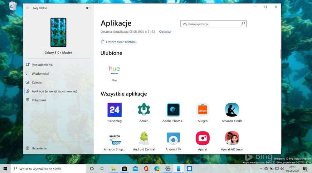 twoj telefon windows 10 aplikacje z androida class="wp-image-1317634"