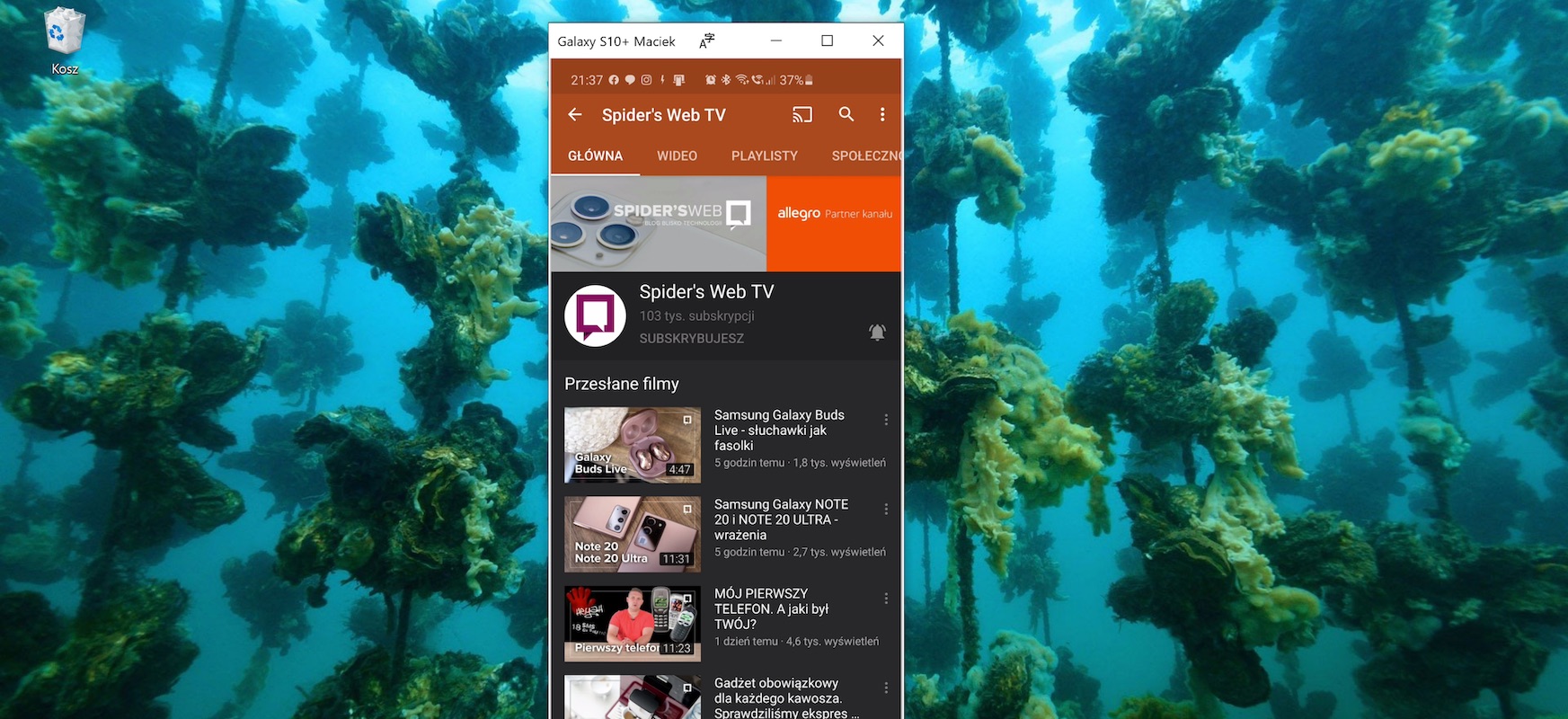 twoj telefon windows 10 aplikacje z androida