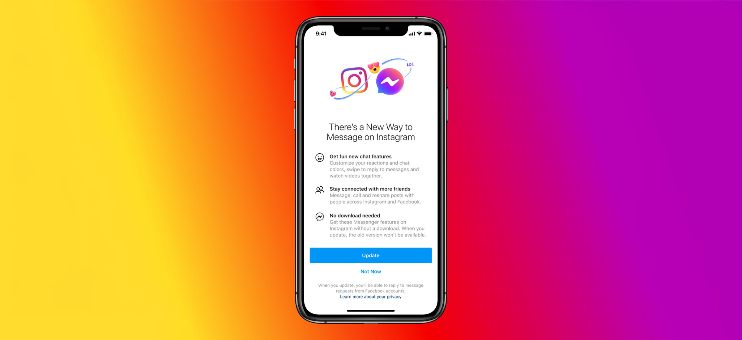 instagram messenger integracja