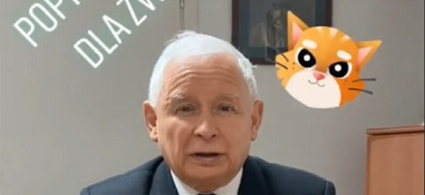 Jarosław Kaczyński pojawił się na TikToku