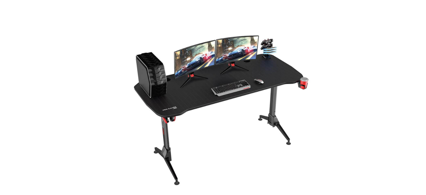 PRODUKT DNIA: Najlepsza cena w Polsce. Biurko dla gracza Yumisu Pro-Gamer D6000 z rabatem 24%