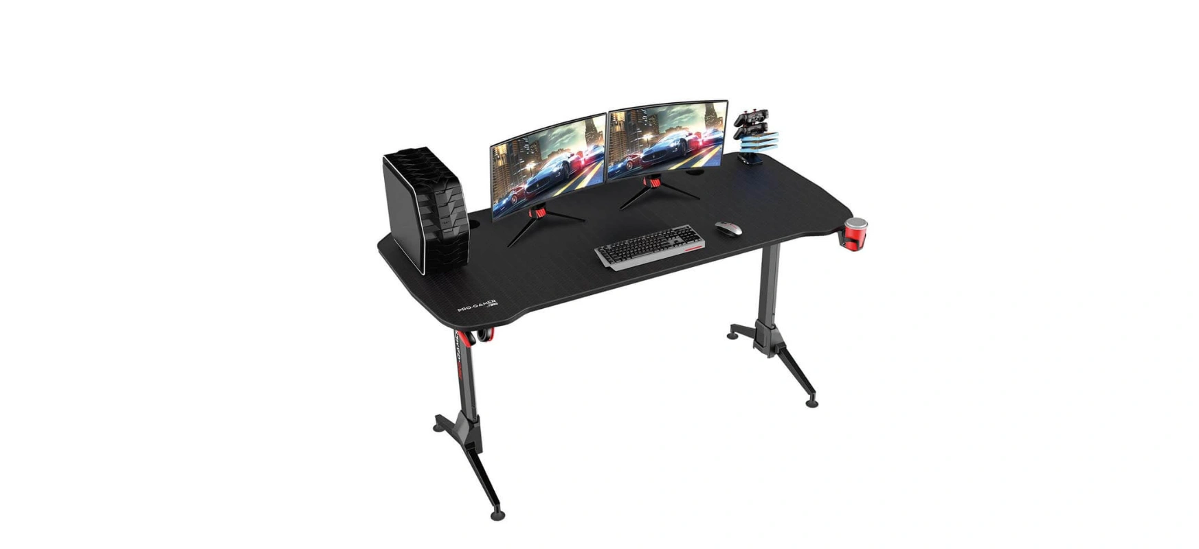 PRODUKT DNIA: Najlepsza cena w Polsce. Biurko dla gracza Yumisu Pro-Gamer D6000 z rabatem 24%