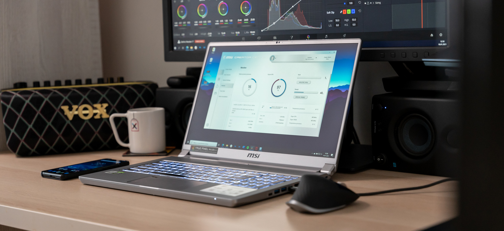 MSI Creator 17 - sprawdzamy maszynę dla twórców z certyfikatem NVIDIA RTX Studio