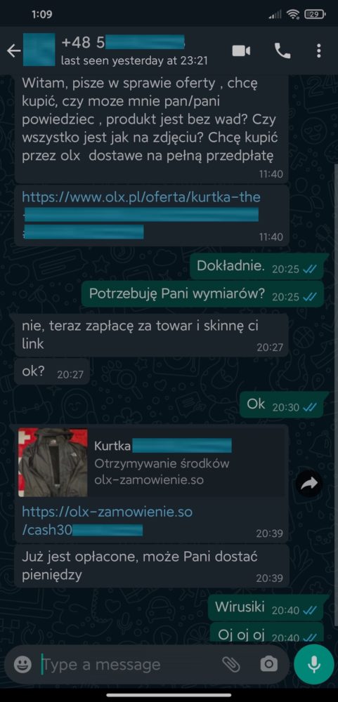 olx oszustwo wysylka karta olx-zamowienie.so 2