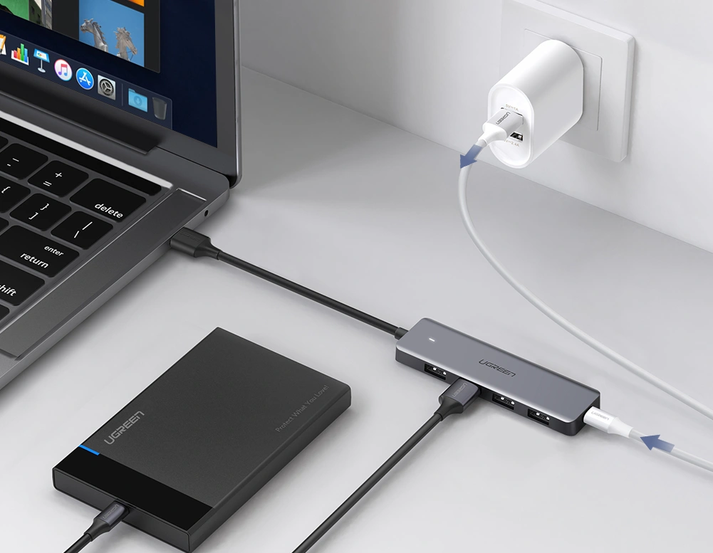 2 UGreen CM219 — adapter/hub USB 3.0 4w1 za 59 zl class="wp-image-1596584"