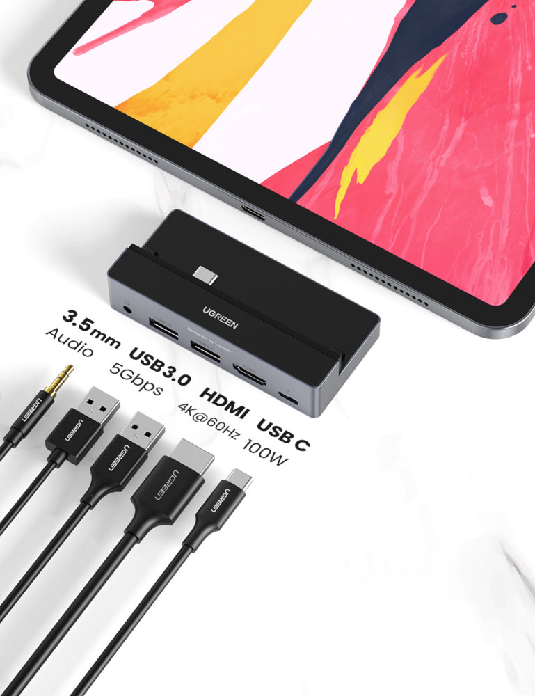 3 UGreen CM317 — adapter/hub USB-C 5w1 za 169,99 zl class="wp-image-1596587"