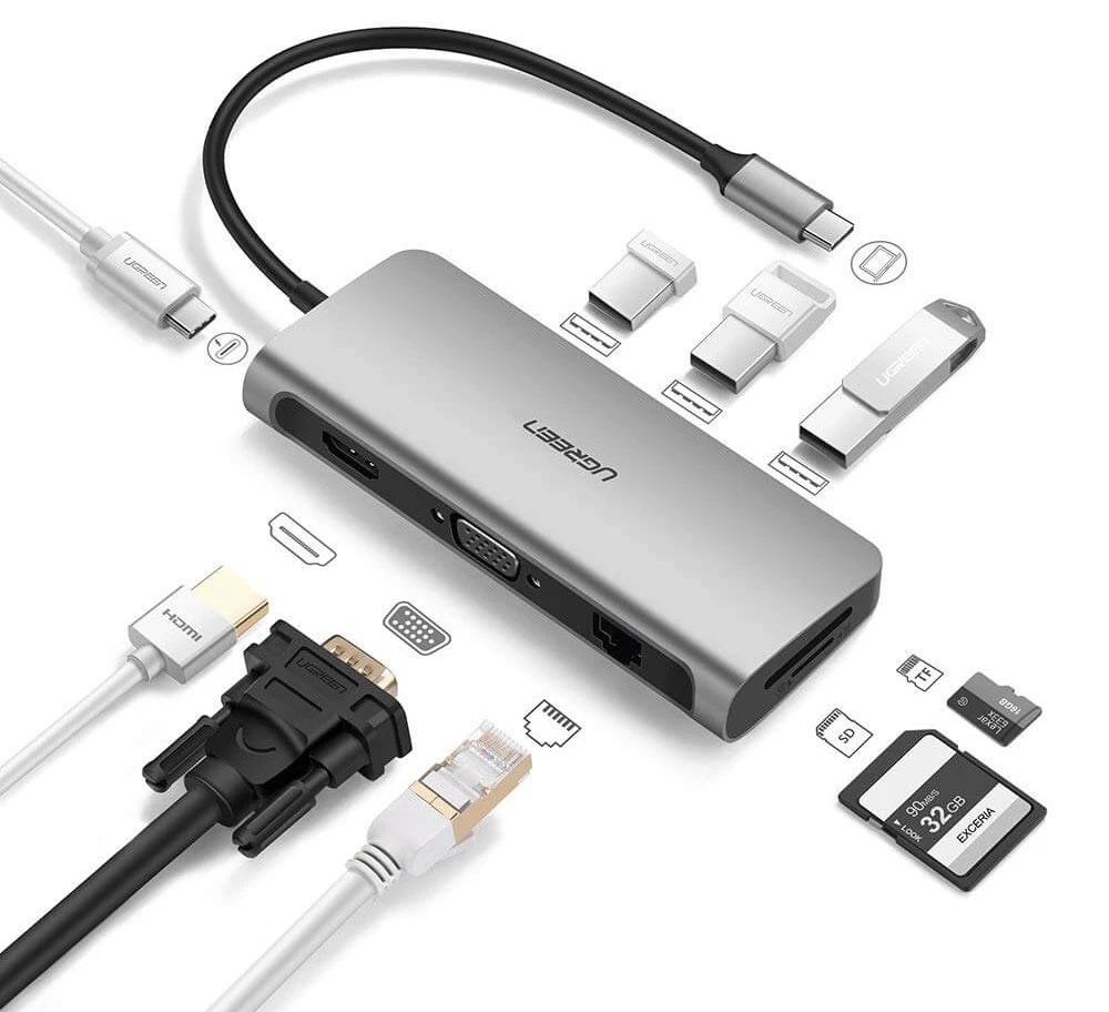 6 UGreen CM179 — adapter/hub USB-C 9w1 za 249 zł class="wp-image-1596596"