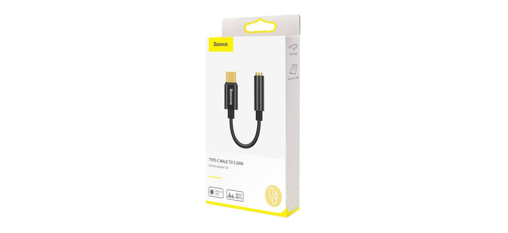 Adapter audio Baseus L54 USB-C + mini jack 3,5 mm za 24,99 zł