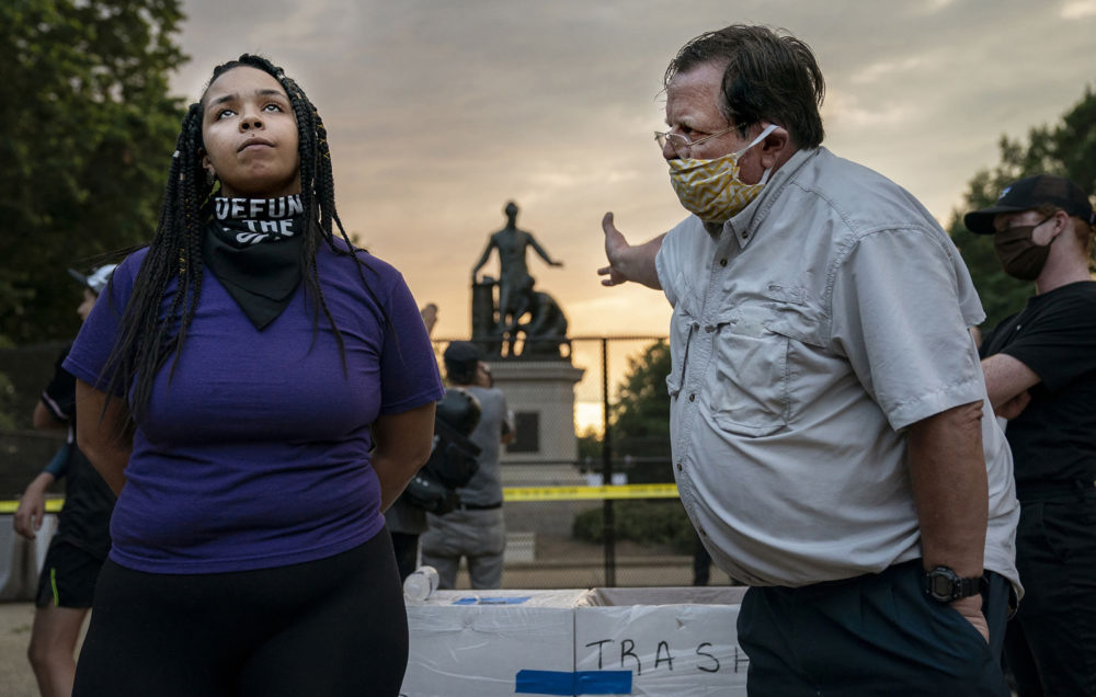 Fot. Evelyn Hockstein, USA, "Lincoln Emancipation Memorial" Debate / World Press Photo 2021 class="wp-image-1625516"