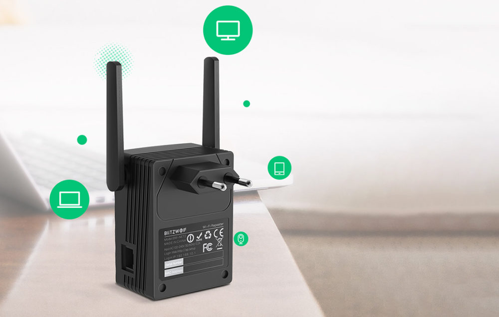 Wzmacniacz sieci Wi-Fi BlitzWolf BW-NET2 1 class="wp-image-1629341"