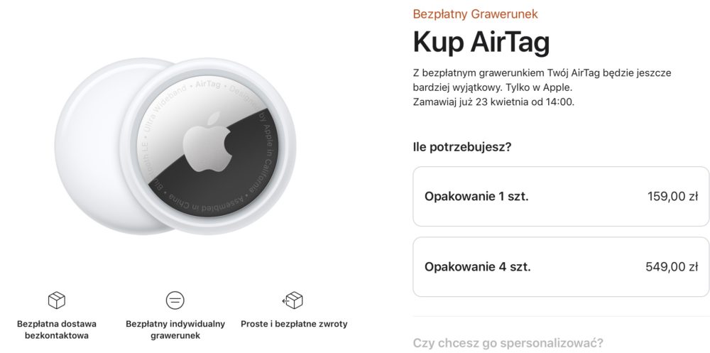 Apple AirTag cena class="wp-image-1675170"