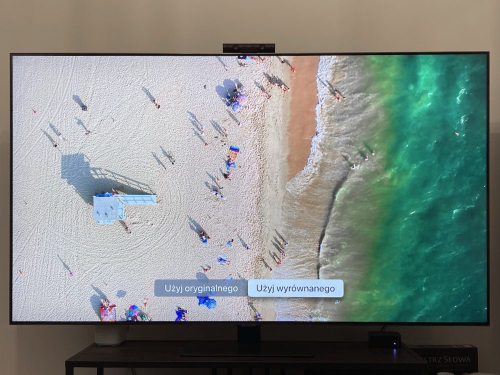 apple tv kalibracja wyrownanie kolorow tvOS 14.5 iphone face id 4