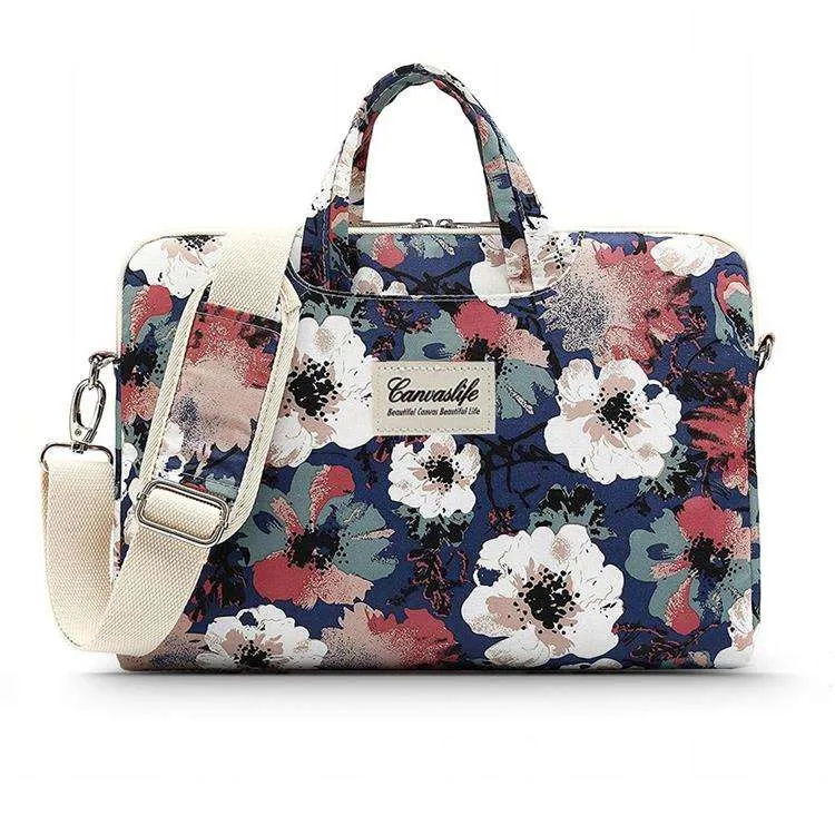 Torba Canvaslife Briefcase Laptop Blue Camellia 1 class="wp-image-1676592" 