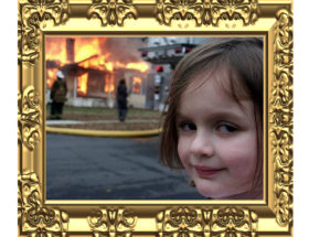 disaster girl mem nft
