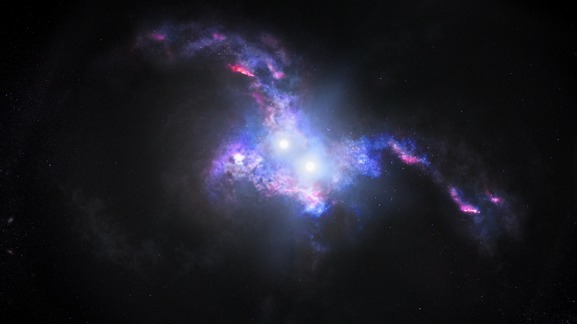 Hubble odkrywa dwa podwójne kwazary. To nowe drzwi do wczesnego wszechświata