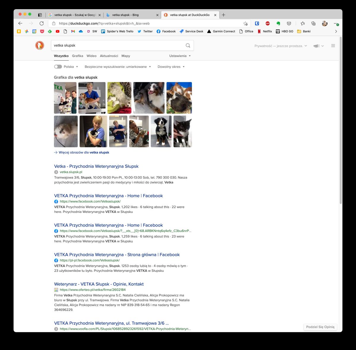 DuckDuckGo prywatność.