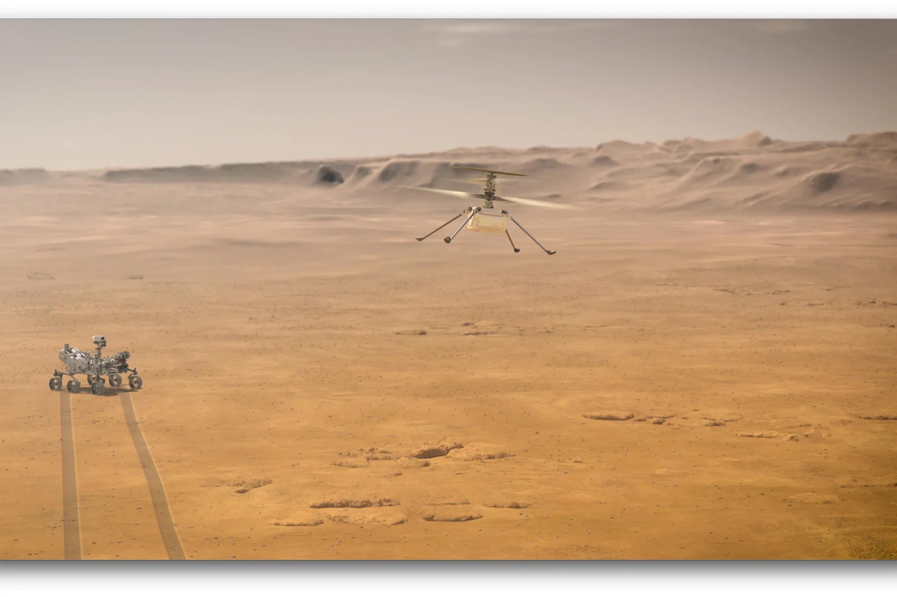 Posłuchaj wyjątkowego nagrania z Marsa. W roli głównej helikopter Ingenuity