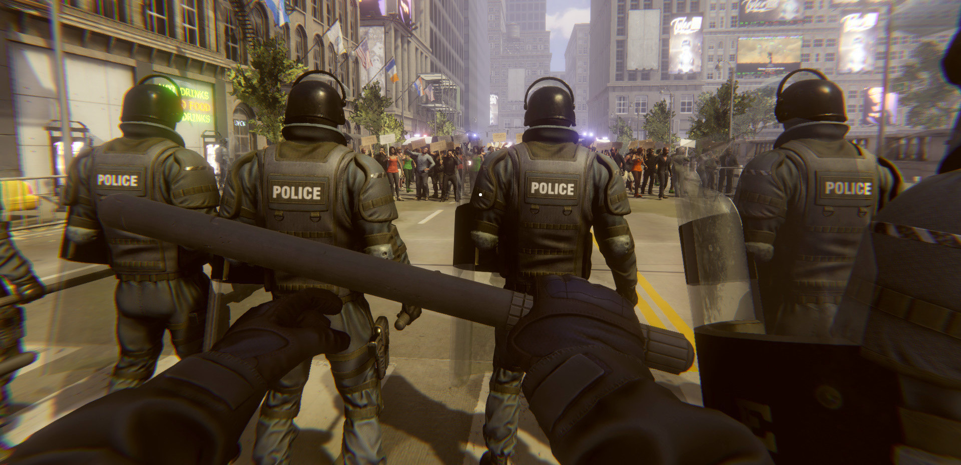 Weź pałkę i spacyfikuj demonstrację. Polacy tworzą grę Riot Control Simulator