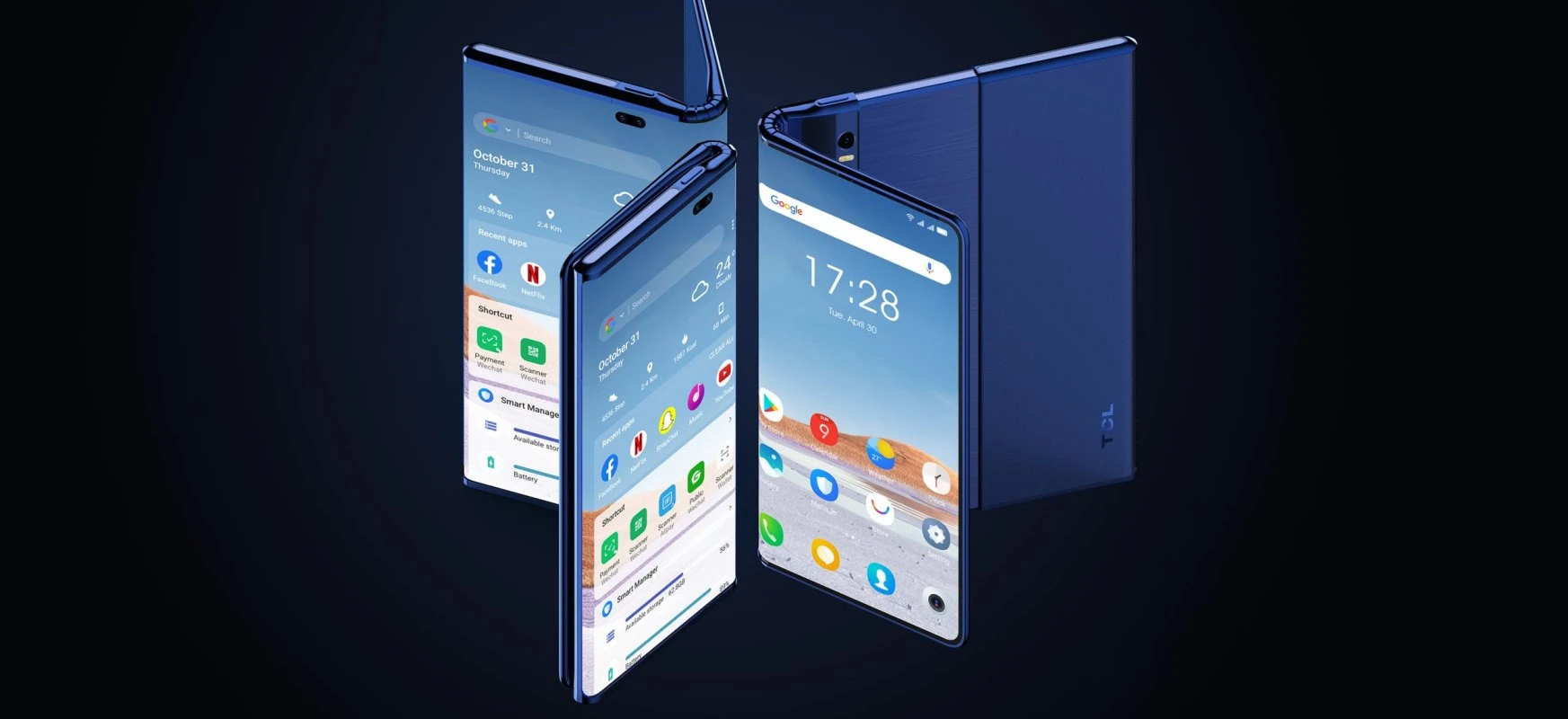 TCL Fold'n'roll  - składany i rozwijany smartfon