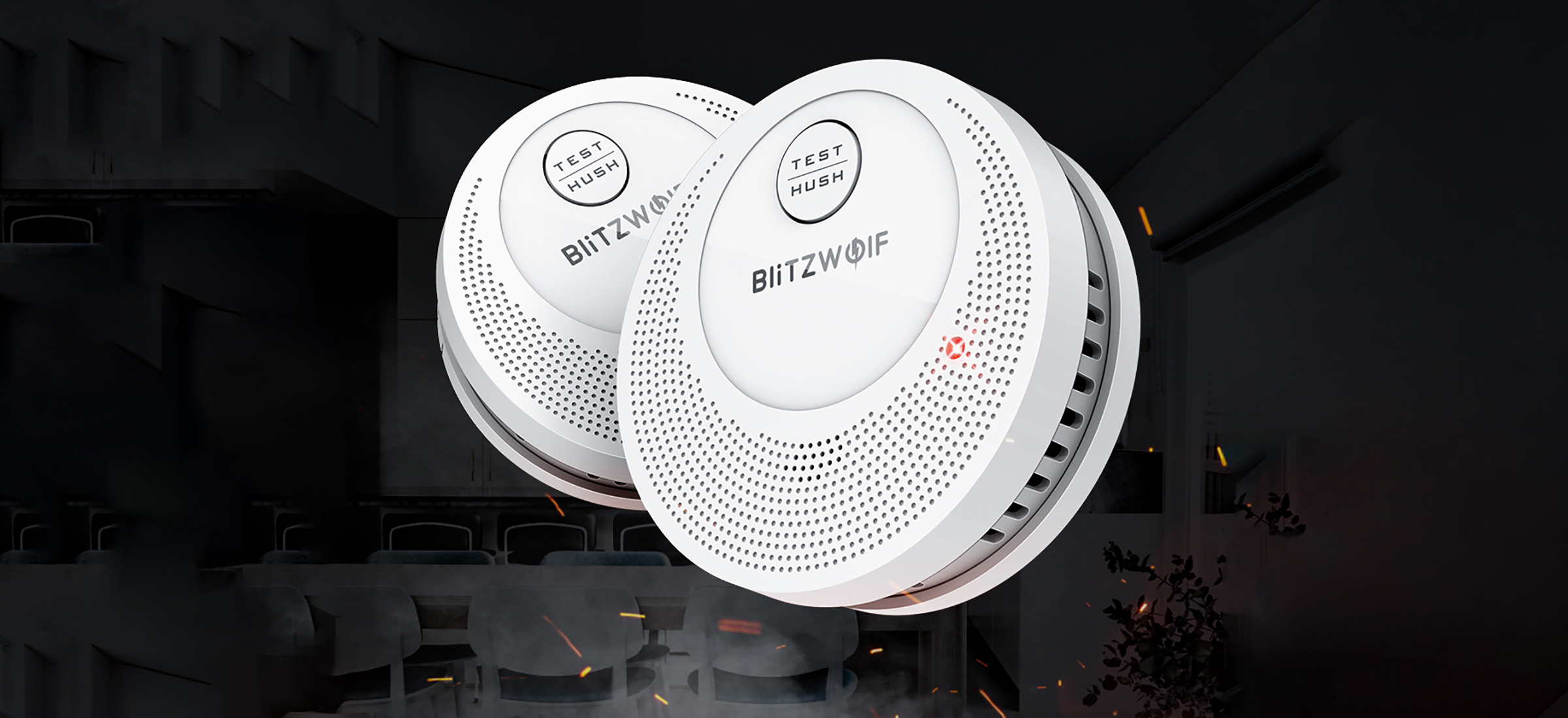 Bezpieczeństwo zapewni czujnik dymu BlitzWolf BW-OS1