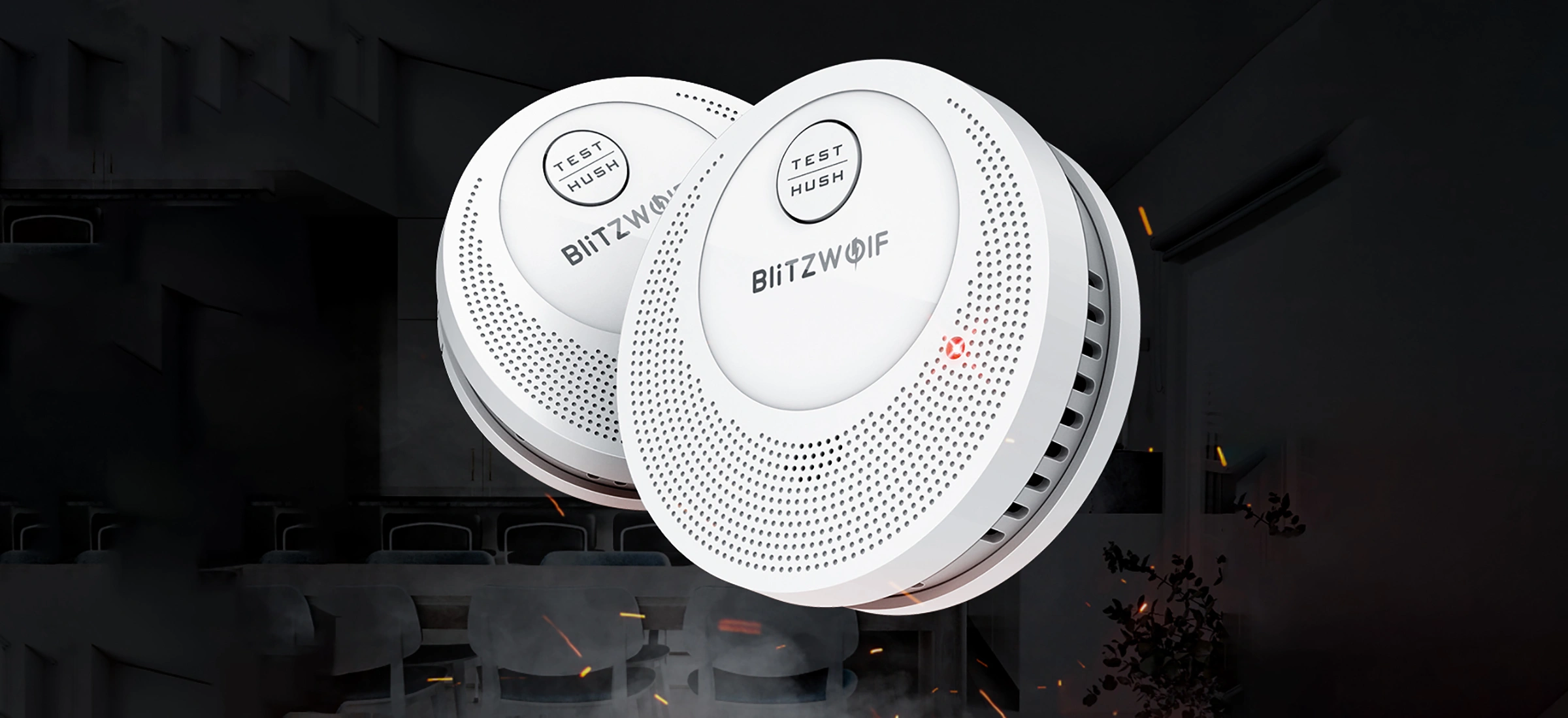Bezpieczeństwo zapewni czujnik dymu BlitzWolf BW-OS1