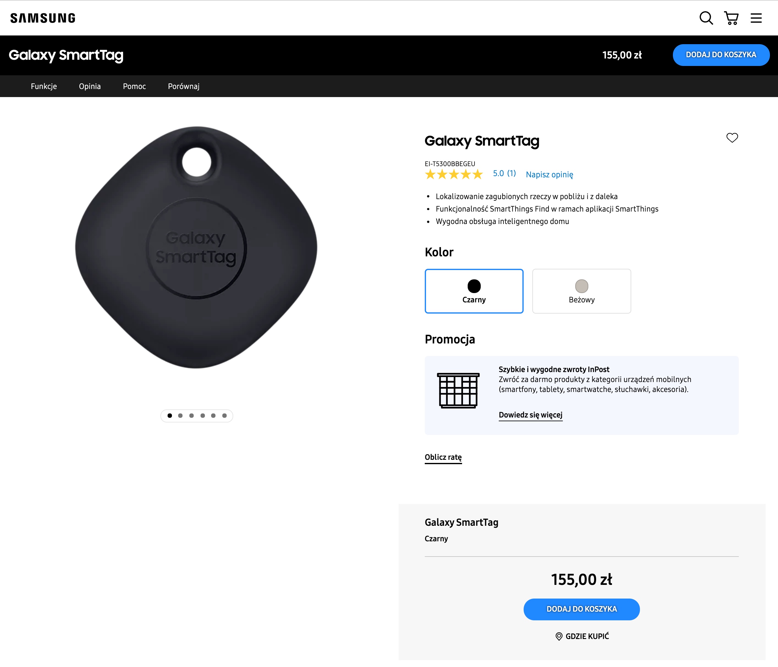 Spakowałem lokalizator Samsung Galaxy SmartTag do paczki i wysłałem w podróż po Polsce. Gdzie go znaleziono? 