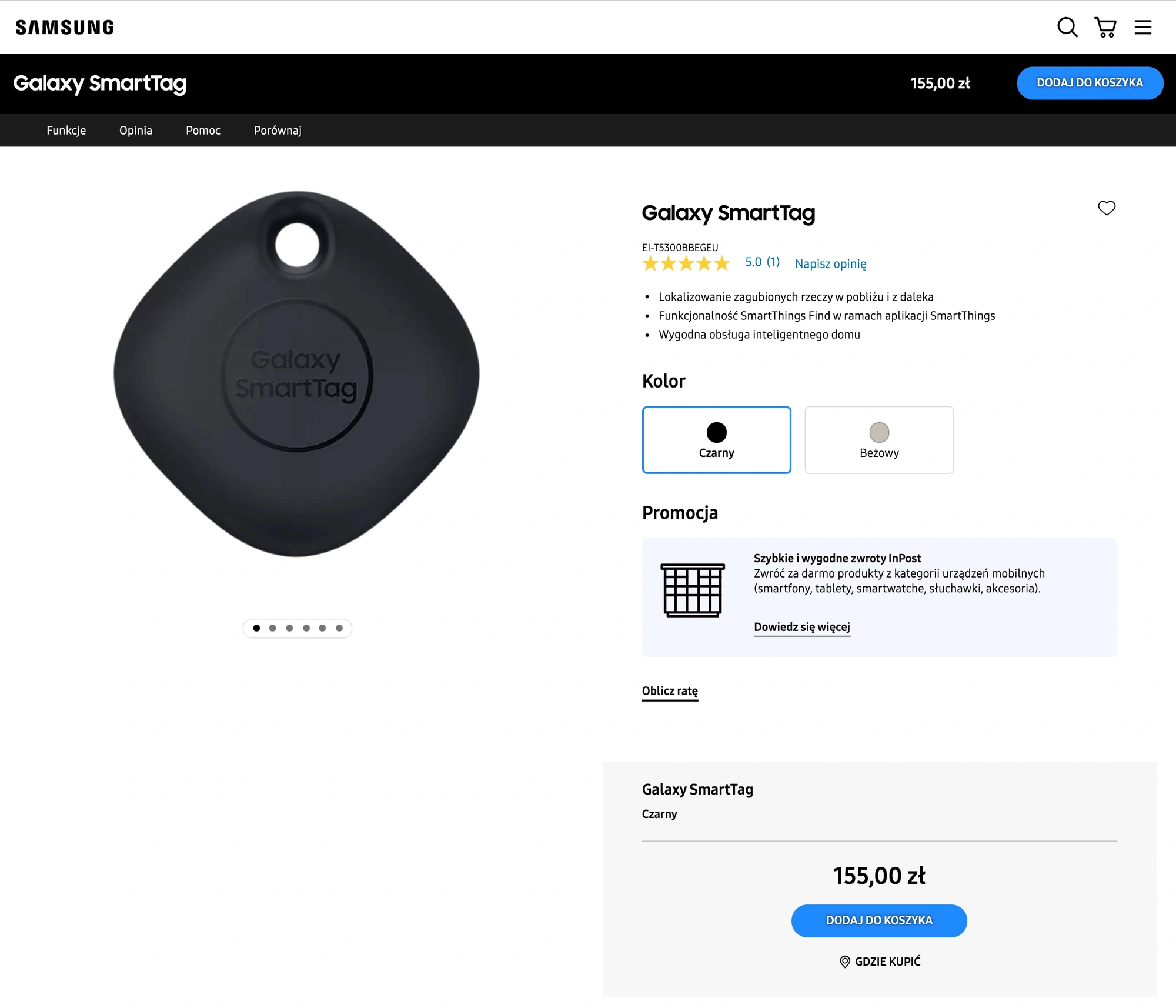 Spakowałem lokalizator Samsung Galaxy SmartTag do paczki i wysłałem w podróż po Polsce. Gdzie go znaleziono? 