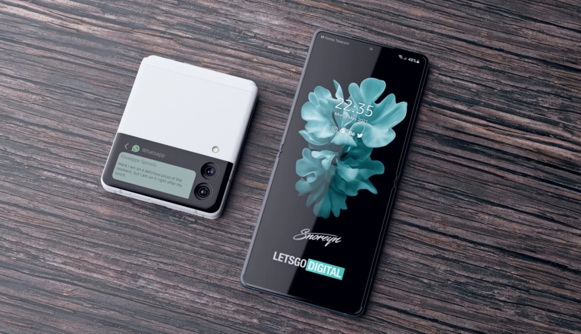Tak może wyglądać Samsung Galaxy Z Flip 3 class="wp-image-1723047"