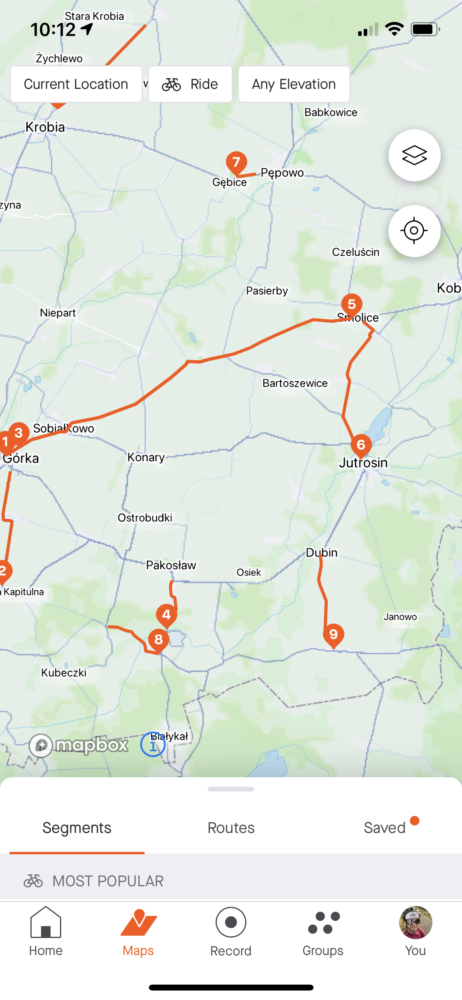 trasy rowerowe aplikacje 