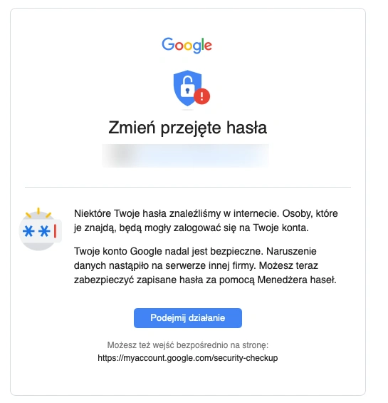 Przeglądarka Google Chrome mówi: zmień przejęte hasła class="wp-image-1710903" 