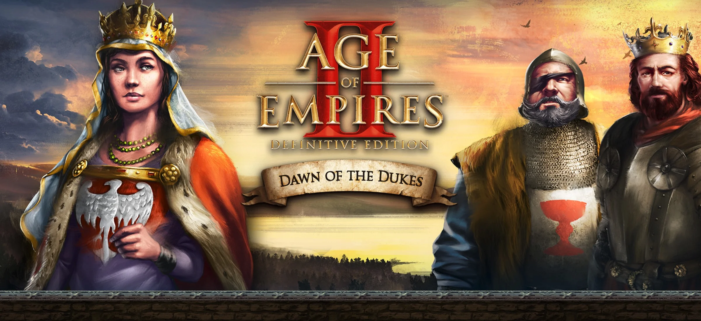 age of empires II definitive edition dawn of the dukes polska polacy krolowa jadwiga husaria dodatek kampania 2