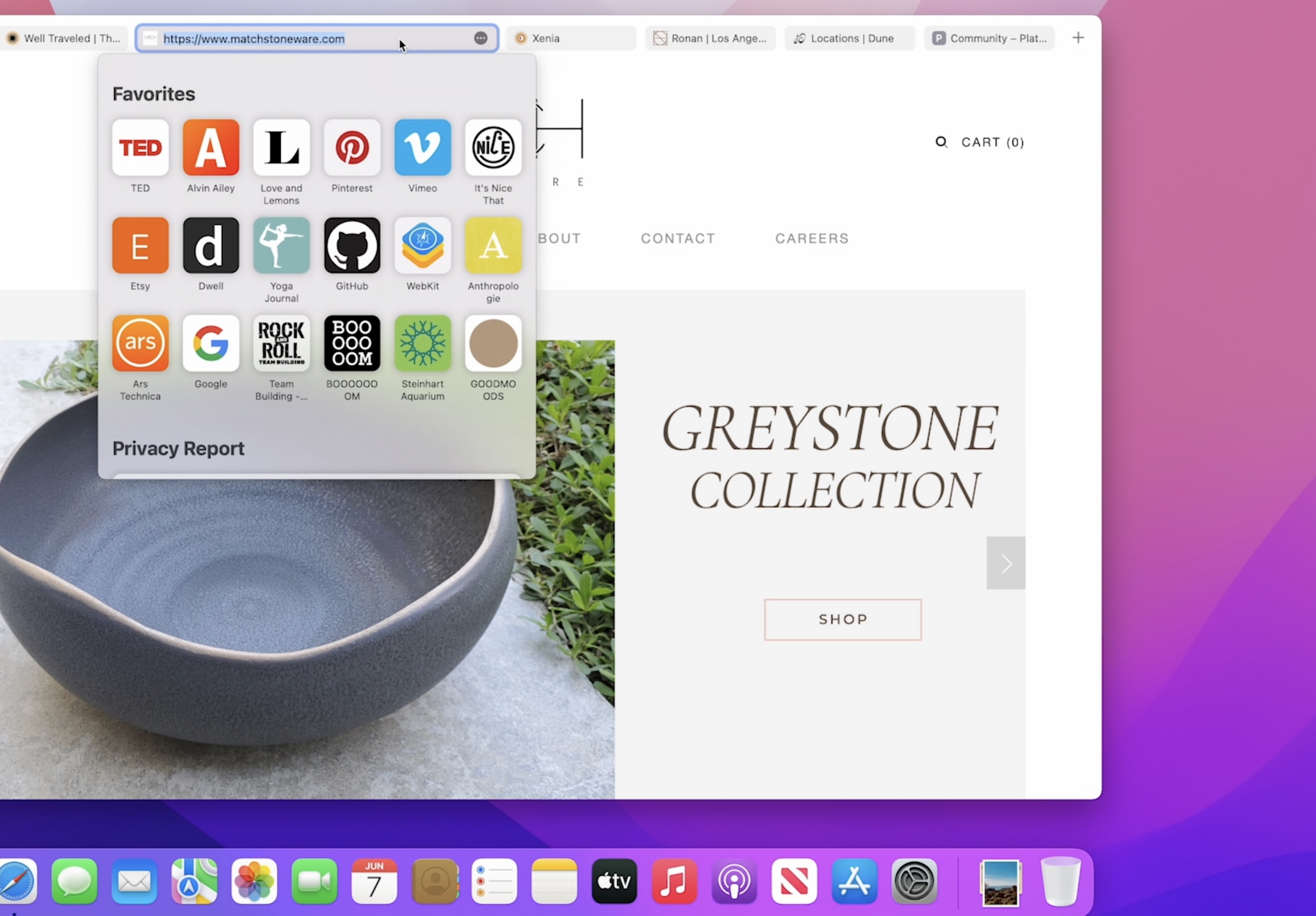 Nowe Safari w macOS 12