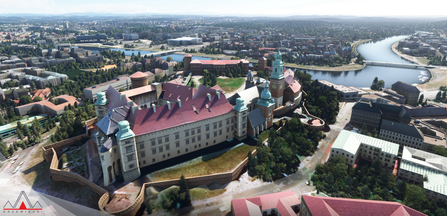 Piękny i szczegółowy Kraków w Microsoft Flight Simulator za 122 zł