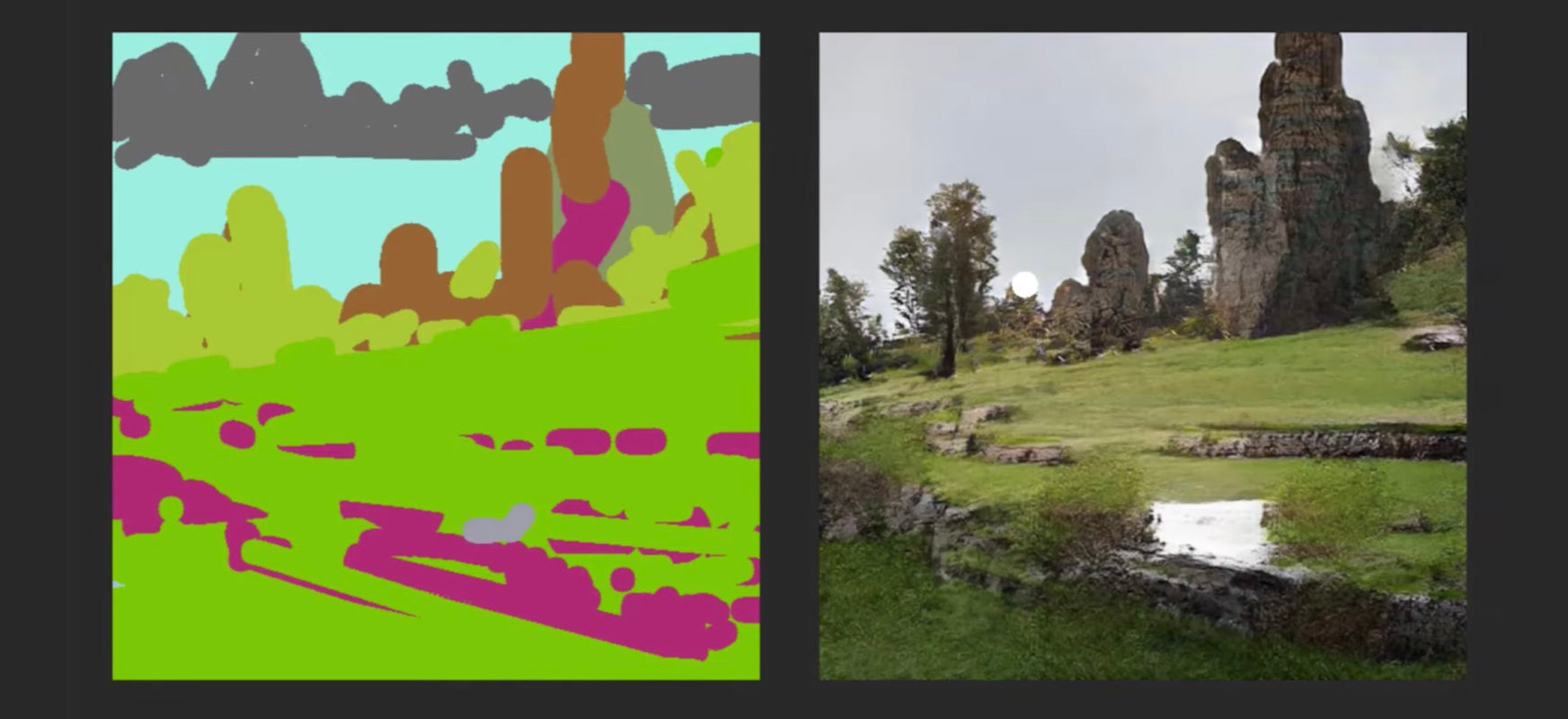 Nvidia Canvas zmieni twoje bazgroły w fotorealistyczne obrazy. Możesz już pobrać program
