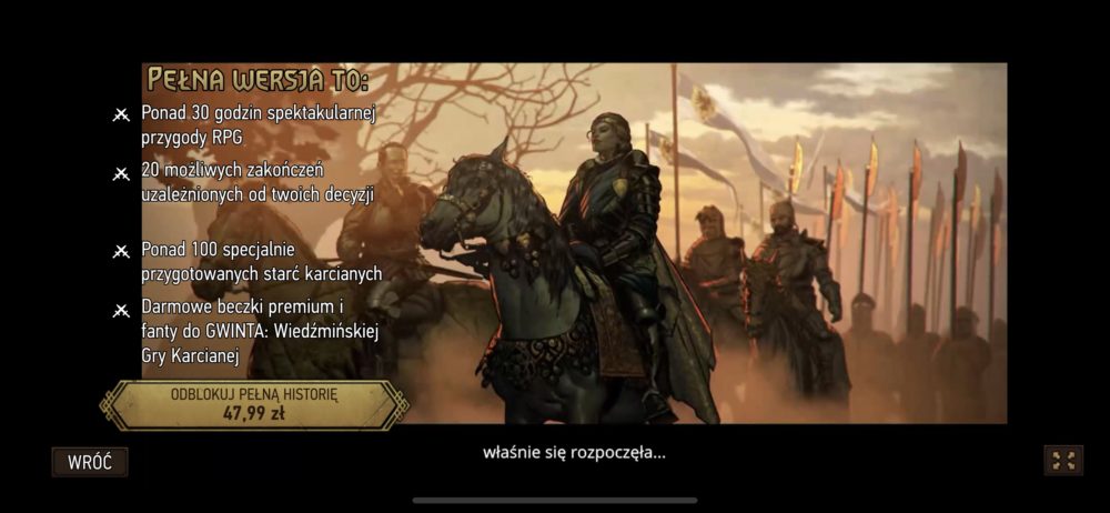 thronebreaker wojna krwi wiedzminskie opowiesci iphone ios android na smartfony gra