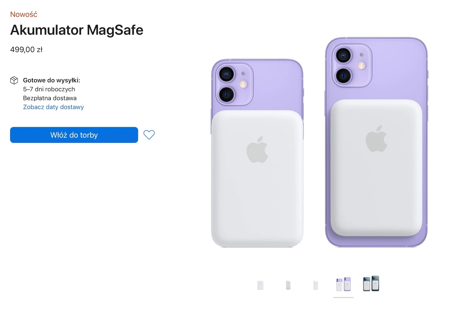 Powerbank do iPhone'a na MagSafe class="wp-image-1790911" 